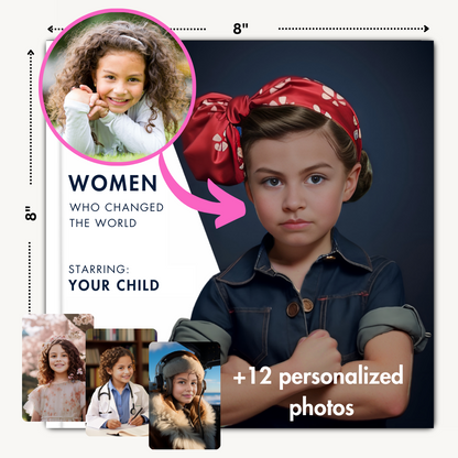 Personalized Book: Transform Your Child Into Women Icons