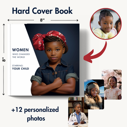 Personalized Book: Transform Your Child Into Women Icons